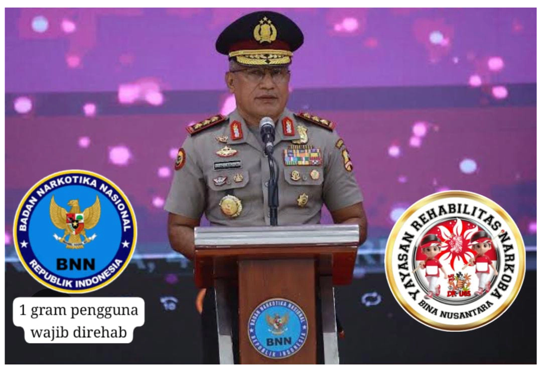 Kepala BNN RI Tingkat Kota dan Kabupaten, Pemakaian dengan Barang Bukti 1 gram Wajib Jalani Rehabilitasi Bukan Dipenjara